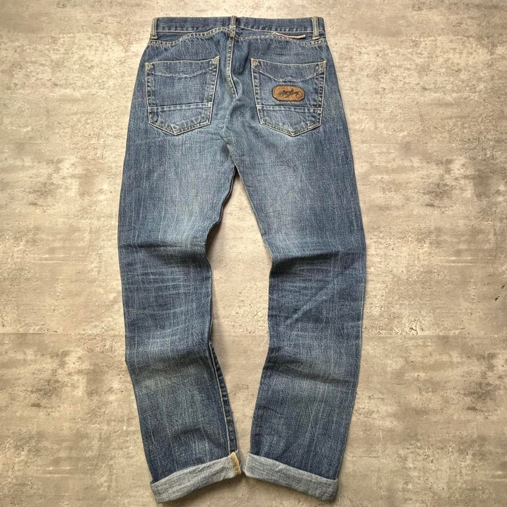 Zara Jeans Men 31x32 Blue Vintage 90s Raw Japanese Selvedge Denim